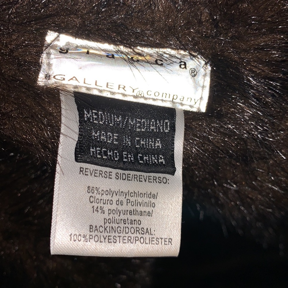 Giacca Faux Fur Reversible Vest Size Medium - Picture 3 of 4